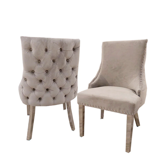 Kensington Dining Chair 2 Options Light Grey - Dark Grey x4
